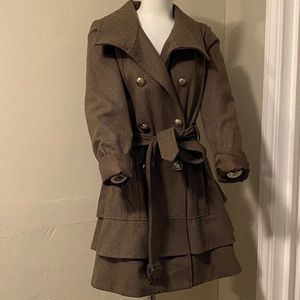 NWT NY&Co beautiful brown coat
